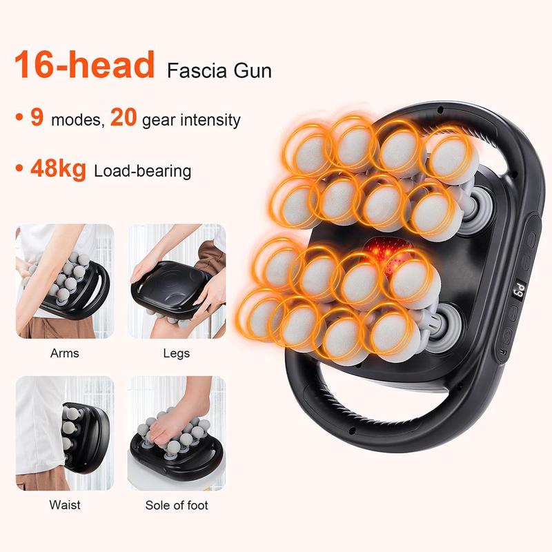 All-in-One Body Massager – 16 Heads for Stress Relief, Recovery & Daily Comfort